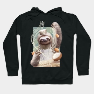 sloth making noodles Hoodie